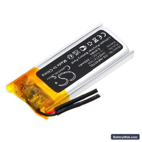 Ingenico RP457 Replacement Battery, 3.7V, 250mAh, Li-Polymer 2