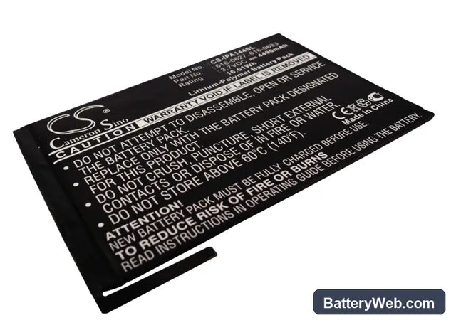 Apple iPad Mini Replacement Battery, 3.7V, 4490mAh, Li-Polymer 1