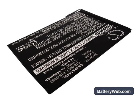 Apple iPad Mini Replacement Battery, 3.7V, 4490mAh, Li-Polymer 2