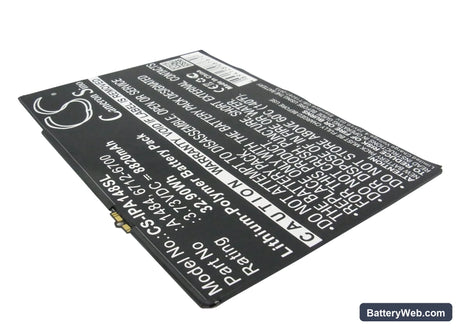 Apple 1823 Replacement Battery, 3.73V, 8820mAh, Li-Polymer 2