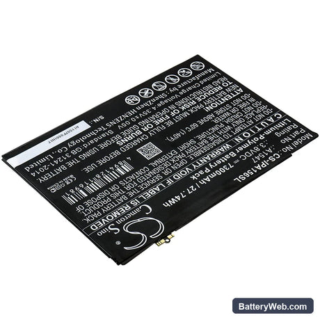Apple iPad Air 2 Replacement Battery, 3.8V, 7300mAh, Li-Polymer 2