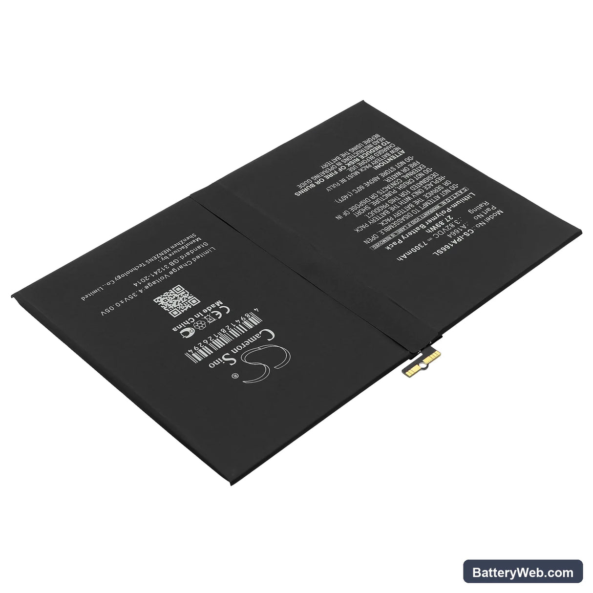 Apple iPad Pro 9.7 Replacement Battery, 3.82V, 7300mAh, Li-Polymer 2