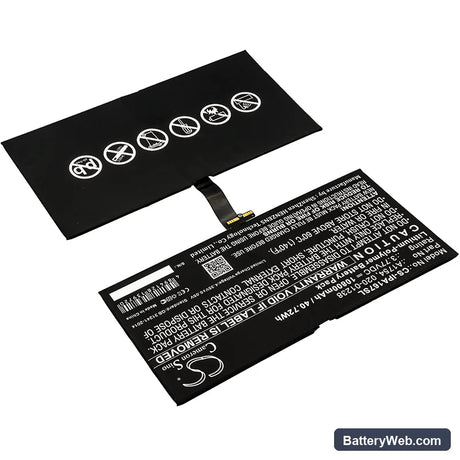 Apple iPad Pro 12.9 2nd Gen Replacement Battery, 3.77V, 10800mAh, Li-Polymer 2