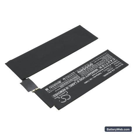 Apple 2761 Replacement Battery, 3.78V, 7600mAh, Li-Polymer 2