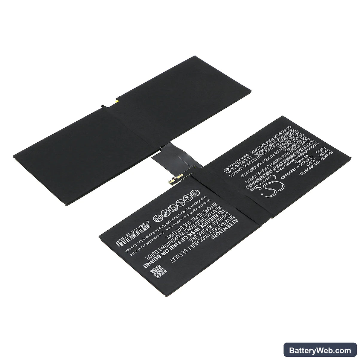 Apple A2378 Replacement Battery, 3.82V, 10500mAh, Li-Polymer 2