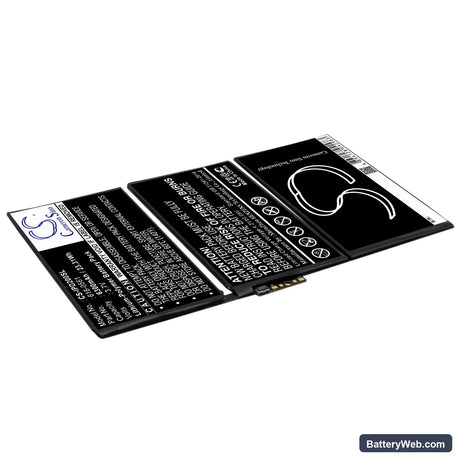 Apple iPad 2 Replacement Battery, 3.7V, 6300mAh, Li-Polymer 2