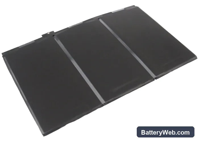 Apple iPad 3 Replacement Battery, 3.7V, 11500mAh, Li-Polymer 3