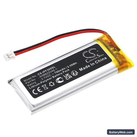 Interphone SHAPE Replacement Battery, 3.7V, 700mAh, Li-Polymer 1