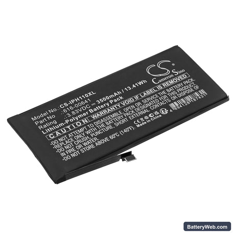 Apple iPhone 11 Replacement Battery, 3.83V, 3500mAh, Li-Polymer 1