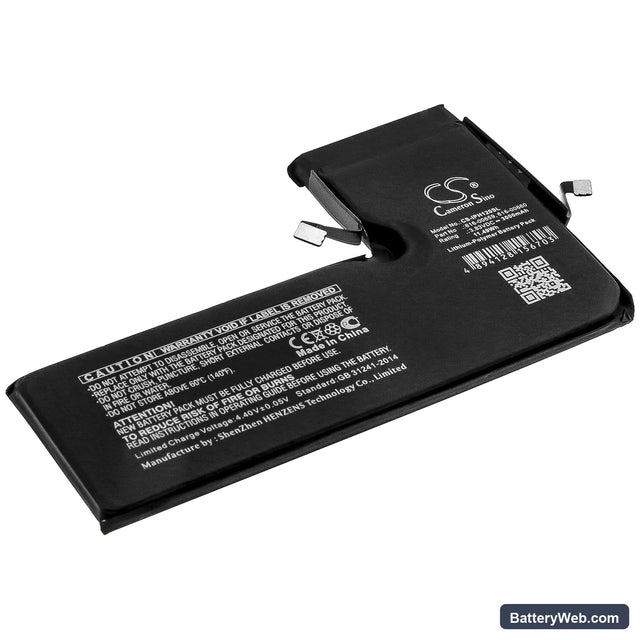 Apple iPhone 11 Pro Replacement Battery, 3.83V, 3000mAh, Li-Polymer 1
