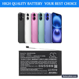 Apple A3082 Replacement Battery, 3.8V, 4650mAh, Li-Polymer 5