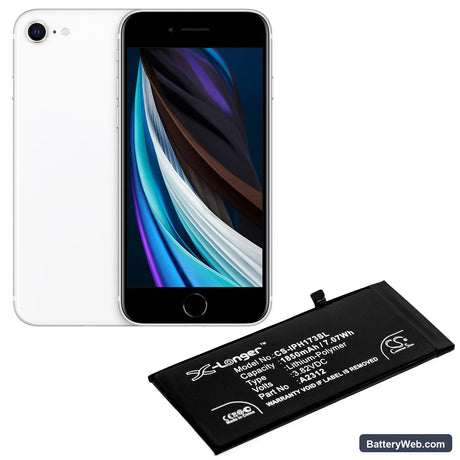 Apple iPhone SE 2 Replacement Battery, 3.82V, 1850mAh, Li-Polymer 5