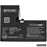 Apple iPhone 13 Pro Replacement Battery, 3.85V, 3000mAh, Li-Polymer 3