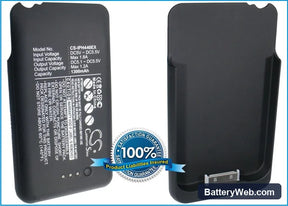 Apple iPhone 4G Replacement Battery, 3.7V, 1300mAh, Li-ion 1