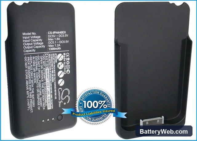 Apple iPhone 4G Replacement Battery, 3.7V, 1300mAh, Li-ion 1