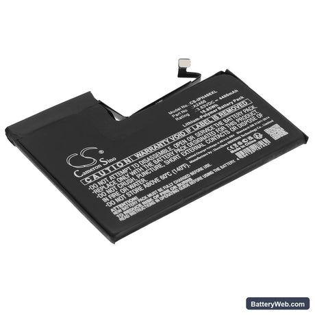 Apple iPhone 12 Pro Max Replacement Battery, 3.83V, 4400mAh, Li-Polymer 1