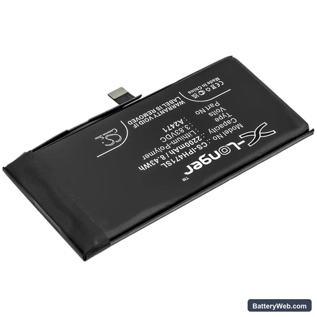 Apple iPhone 12 Mini Replacement Battery, 3.83V, 2200mAh, Li-Polymer 2