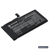 Apple iPhone 12 Mini Replacement Battery, 3.83V, 2550mAh, Li-Polymer 2