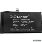 Apple iPhone 12 Replacement Battery, 3.83V, 2815mAh, Li-Polymer 3