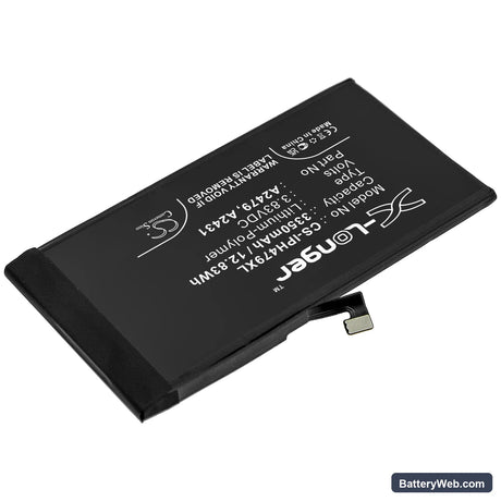 Apple iPhone 12 Replacement Battery, 3.83V, 3350mAh, Li-Polymer 2