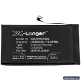 Apple iPhone 12 Replacement Battery, 3.83V, 3350mAh, Li-Polymer 3