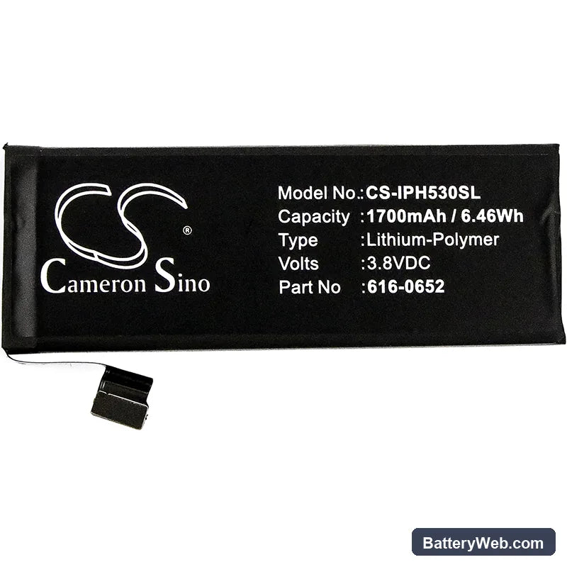 Apple Apple iPhone 5s Replacement Battery, 3.8V, 1700mAh, Li-Polymer 3