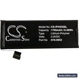 Apple Apple iPhone 5s Replacement Battery, 3.8V, 1700mAh, Li-Polymer 3