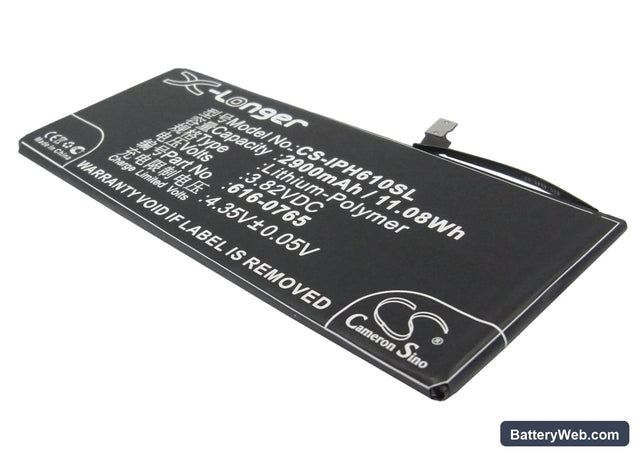 Apple iPhone 6 Plus Replacement Battery, 3.82V, 2900mAh, Li-Polymer 1