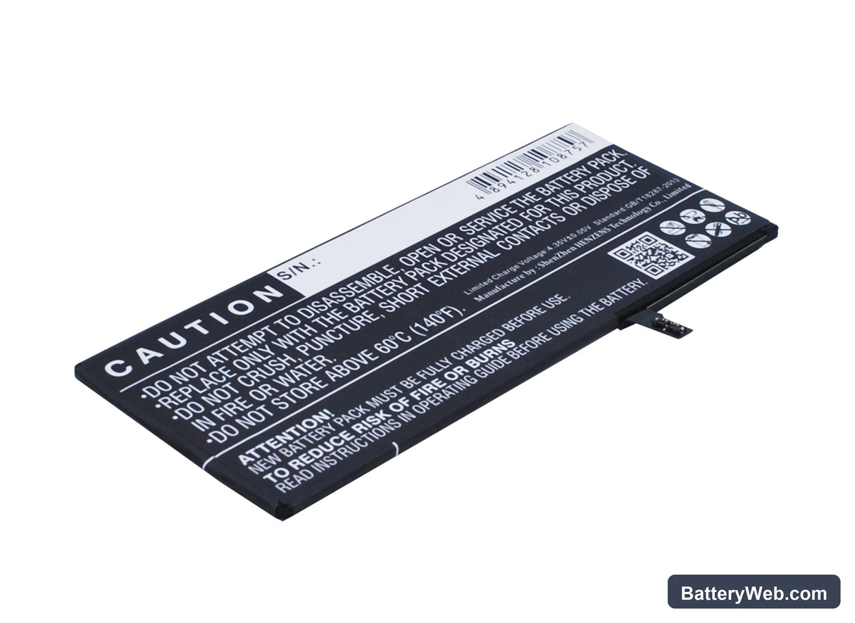 Apple iPhone 6s Plus Replacement Battery, 3.8V, 2750mAh, Li-Polymer 3