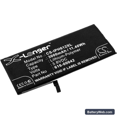 Apple iPhone 6s Plus Replacement Battery, 3.8V, 3000mAh, Li-Polymer 1