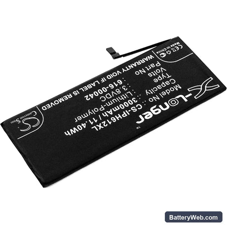 Apple iPhone 6s Plus Replacement Battery, 3.8V, 3000mAh, Li-Polymer 2