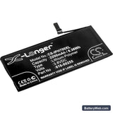 Apple iPhone 7 Replacement Battery, 3.8V, 2200mAh, Li-Polymer 1