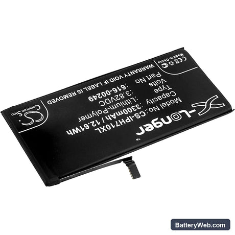 Apple iPhone 7 Plus Replacement Battery, 3.82V, 3300mAh, Li-Polymer 2