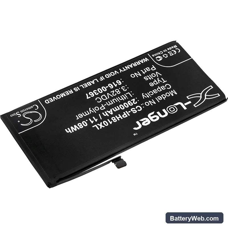 Apple iPhone 8 Plus Replacement Battery, 3.82V, 2900mAh, Li-Polymer 2