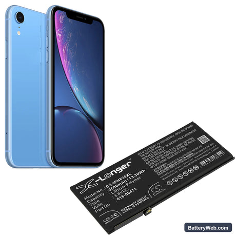 Apple iPhone XR Replacement Battery, 3.8V, 3500mAh, Li-Polymer 5