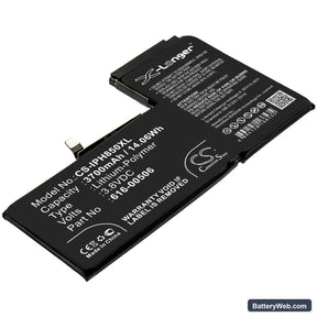 Apple iPhone Xs Max Replacement Battery, 3.8V, 3700mAh, Li-Polymer 1