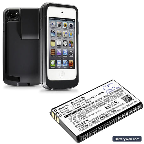 Infinite Peripherals Linea Pro 4 Replacement Battery, 3.7V, 1200mAh, Li-ion 4