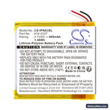 Apple iPod Nano 3rd 4GB Replacement Battery, 3.7V, 400mAh, Li-Polymer 3