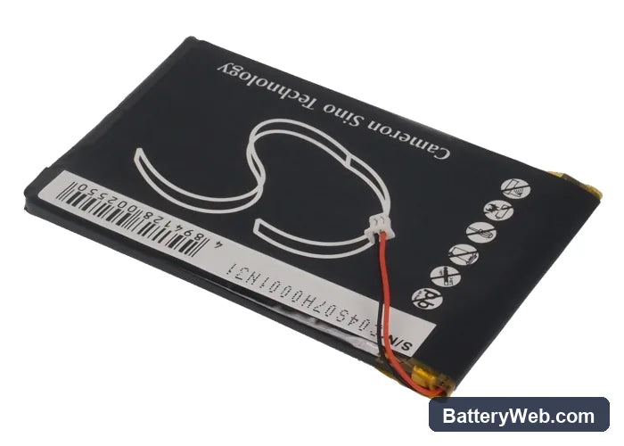 Apple iPOD 1st Replacement Battery, 3.7V, 2200mAh, Li-Polymer 4