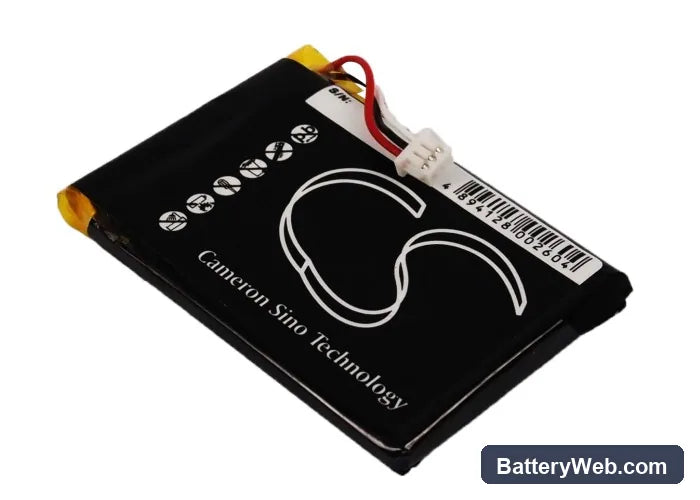 Apple iPOD 4th Generation Replacement Battery, 3.7V, 900mAh, Li-Polymer 3