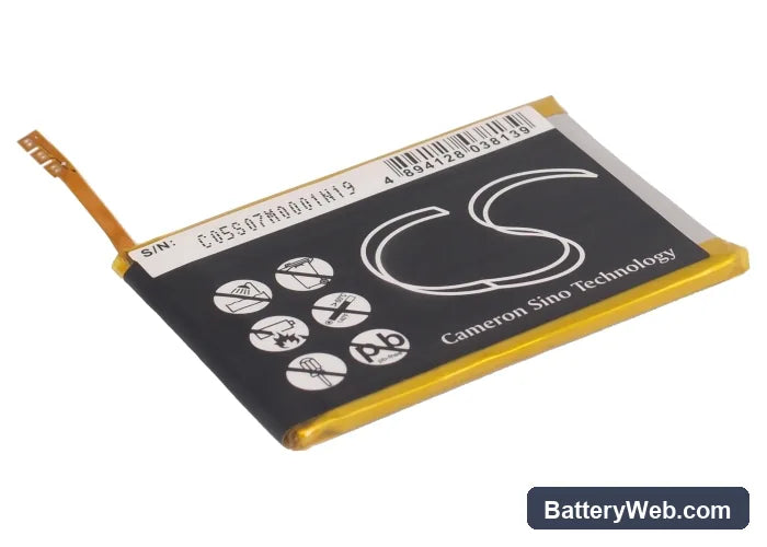 Apple iPod Touch 4th Replacement Battery, 3.7V, 930mAh, Li-Polymer 3