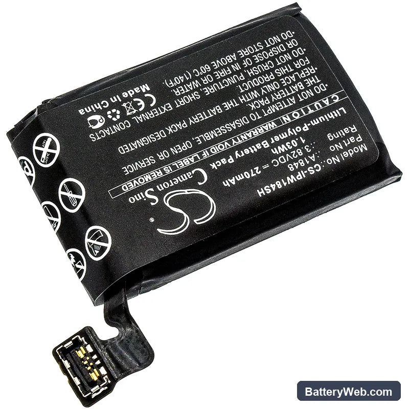 Apple MQJU2LL/A Replacement Battery, 3.82V, 270mAh, Li-Polymer 2