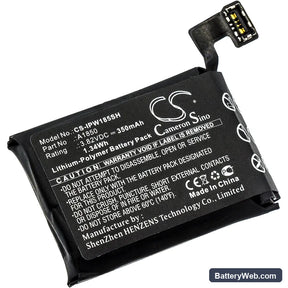 Apple MQL12LL/A Replacement Battery, 3.82V, 350mAh, Li-Polymer 1