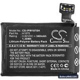 Apple Watch Series 3 GPS 42mm Replacement Battery, 3.82V, 340mAh, Li-Polymer 3