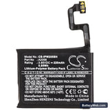 Apple iWatch Series 4 40mm Replacement Battery, 3.85V, 220mAh, Li-Polymer 3
