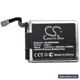 Apple MWWP2LLA Replacement Battery, 3.82V, 240mAh, Li-Polymer 3