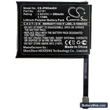 Apple Watch Series 5 44mm Replacement Battery, 3.82V, 290mAh, Li-Polymer 3