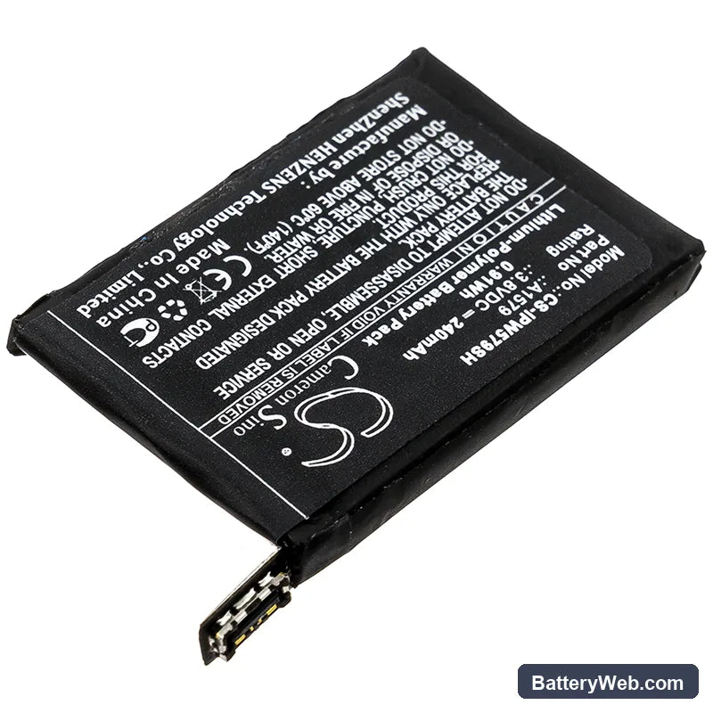 Apple iWach 1 42mm Replacement Battery, 3.8V, 240mAh, Li-Polymer 2