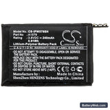 Apple iWach 1 42mm Replacement Battery, 3.8V, 240mAh, Li-Polymer 3