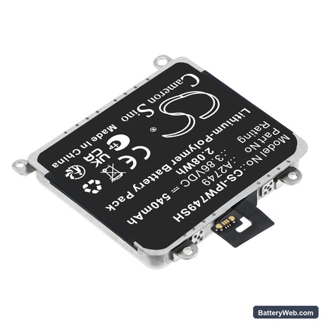 Apple A285 Replacement Battery, 3.86V, 540mAh, Li-Polymer 2
